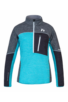 Dámská mikina Hannah Meda HZ, light gray/anthracite mel,