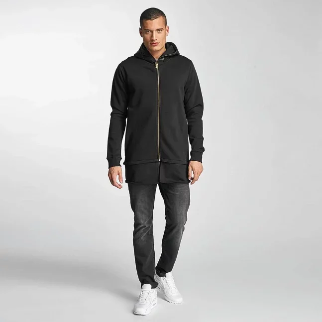 Zip Hoody Black