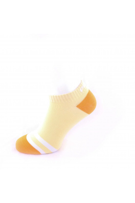 Peak peak anklet socks light yellow