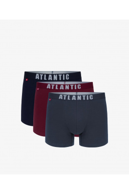 Pánské boxerky ATLANTIC 3Pack - vícebarevné
