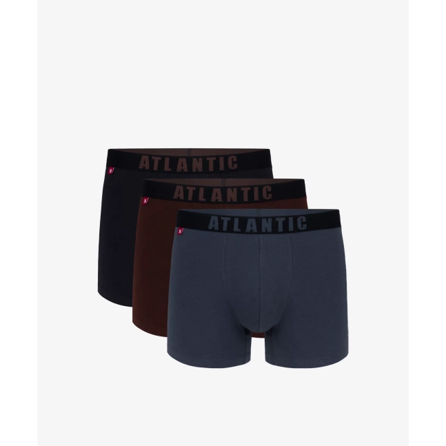 Pánské boxerky ATLANTIC 3Pack - vícebarevné