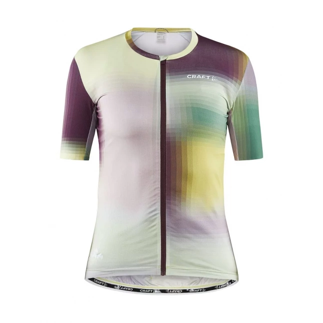 Cyklodres CRAFT ADV Aero zelená s fialovou