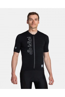 Pánský merino cyklistický dres Kilpi PETRANA-M tmavě šedý