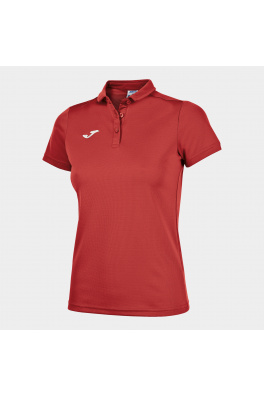 Dámské triko Joma Hobby Women Polo Shirt S/S Red