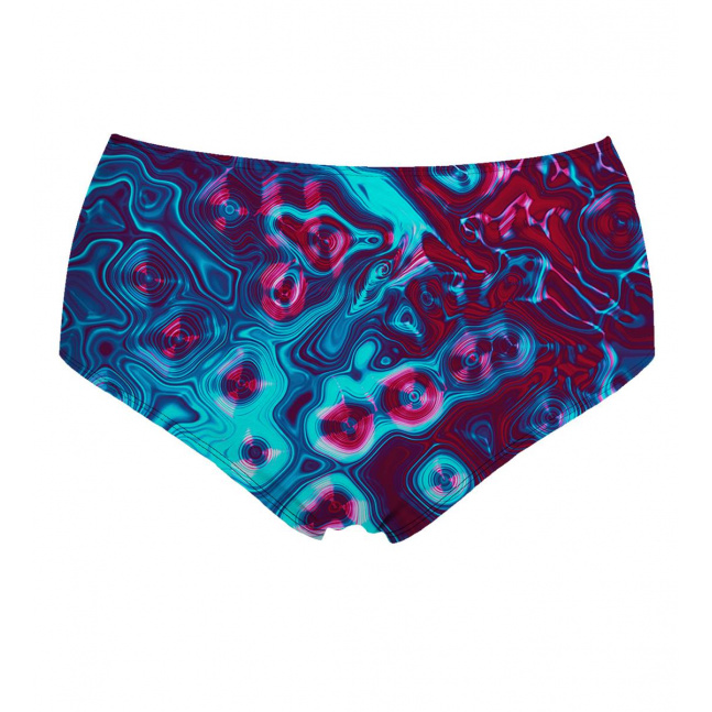 High Waisted Bikini Bottom Blue Shift