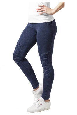 Dámské džínové legíny Jersey - modré