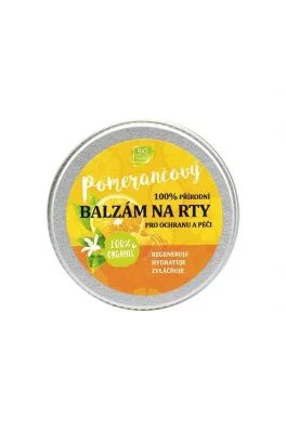 VIVACO 100% Přírodní balzám na rty s bio pomerančovým olejem 25 g