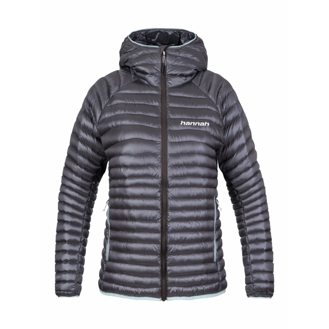 Dámská péřová bunda Hannah MANTIS HOODY asphalt Dámská péřová bunda Hannah MANTIS HOODY asphalt