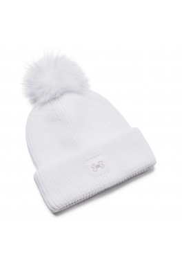 Dámský pletený kulich Under Armour Halftime Ribbed Pom