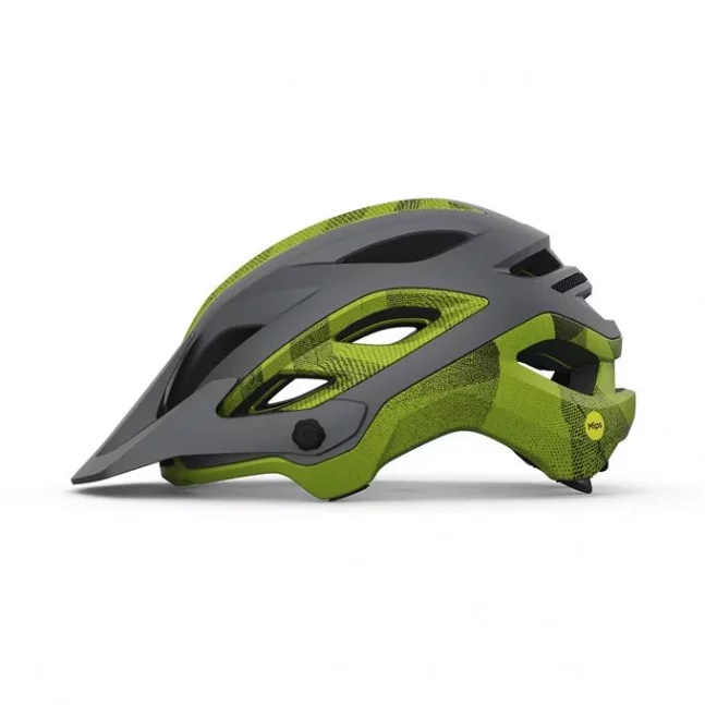 GIRO Merit Spherical Mat Metalic Black/Lime