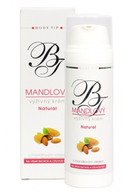 VIVACO Pleťový krém s mandlovým olejem - dávkovač BODY TIP 50 ml