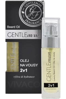 VIVACO Olej na vousy 2v1 GENTLEMAN 30 ml