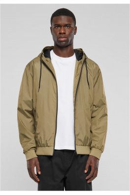 Pánská bunda Contrast Windrunner - khaki/černá
