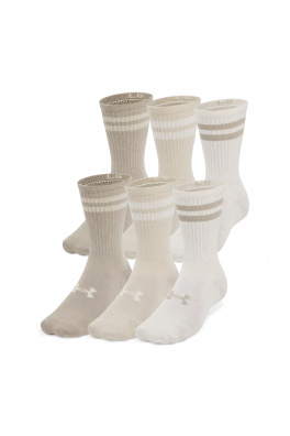 Unisexové ponožky Under Armour Essential 6pk Crew