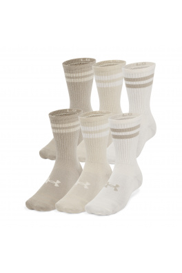 Unisexové ponožky Under Armour Essential 6pk Crew