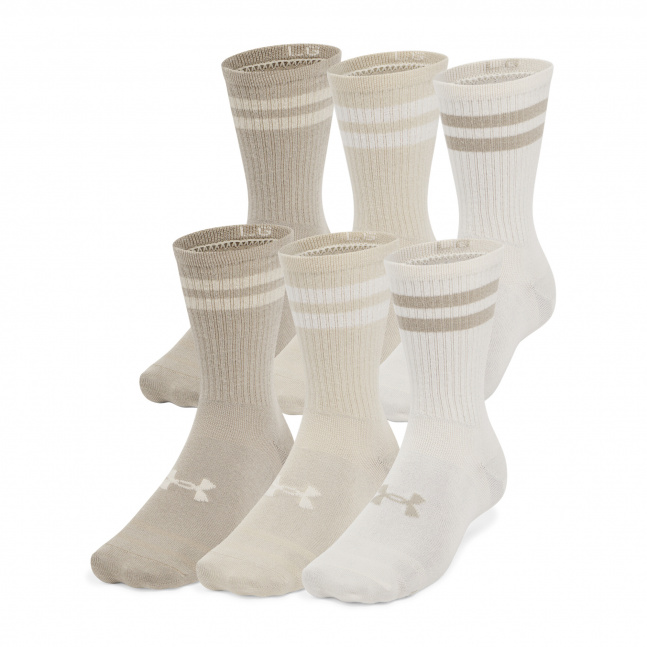 Unisexové ponožky Under Armour Essential 6pk Crew