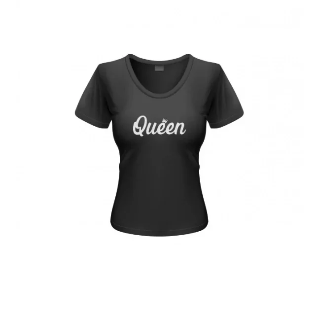 Dámské triko Queen Happy Glano - černá