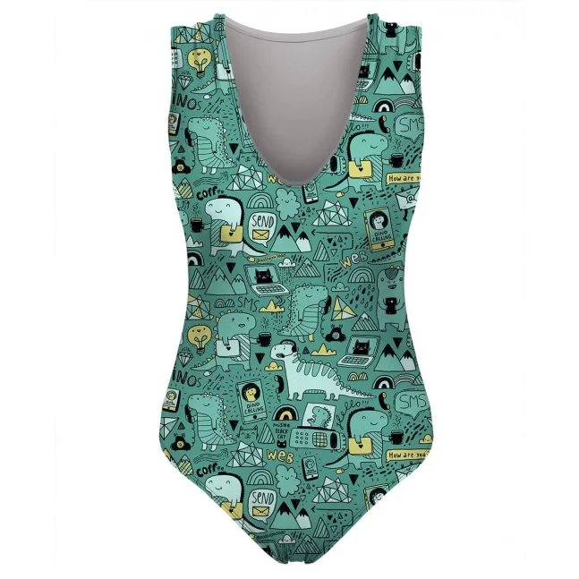 Swimsuit Communication Dinosaurs
