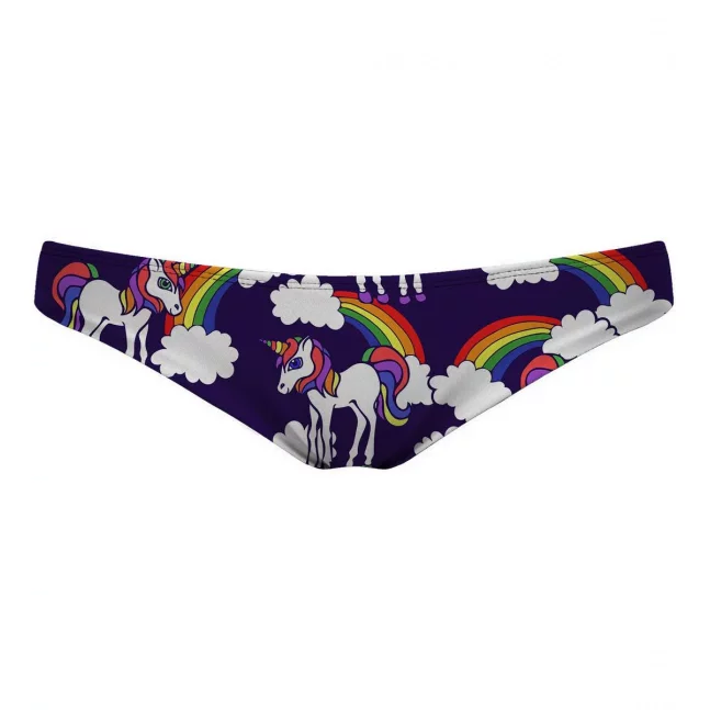 Regular Bikini Bottom Unicorns Pattern