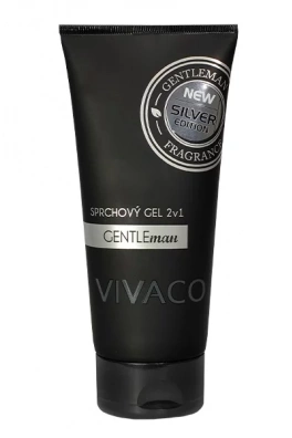 VIVACO Sprchový gel 2v1 pro muže GENTLEMAN SILVER EDITION 200 ml