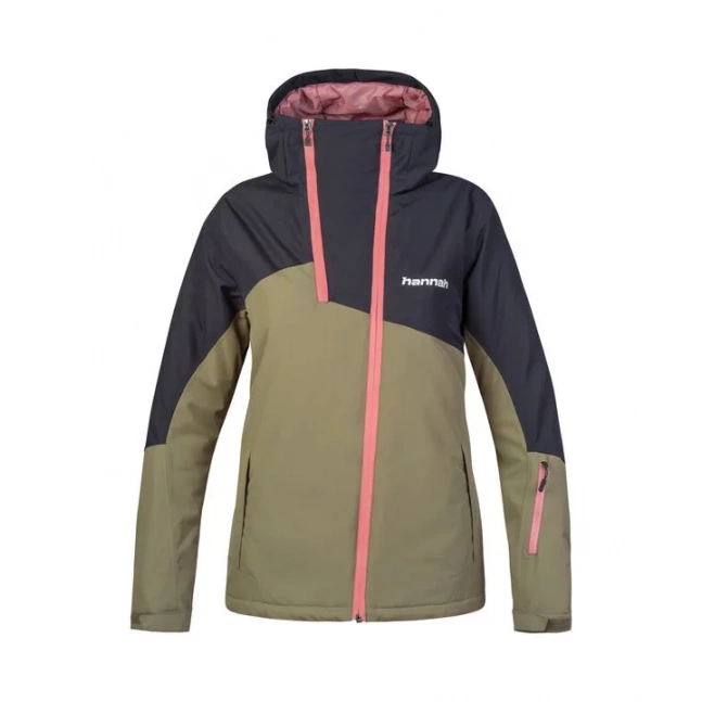 Dámská lyžařská bunda Hannah MAKY COL burnt olive/anthracite
