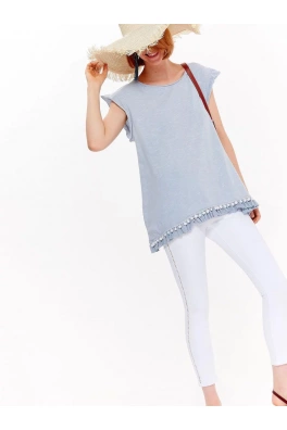 Lady's Blouse Short Sleeve
