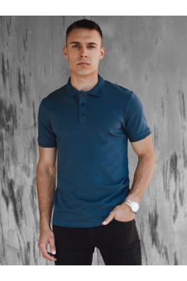 Pánské modré polo triko Dstreet PX0603