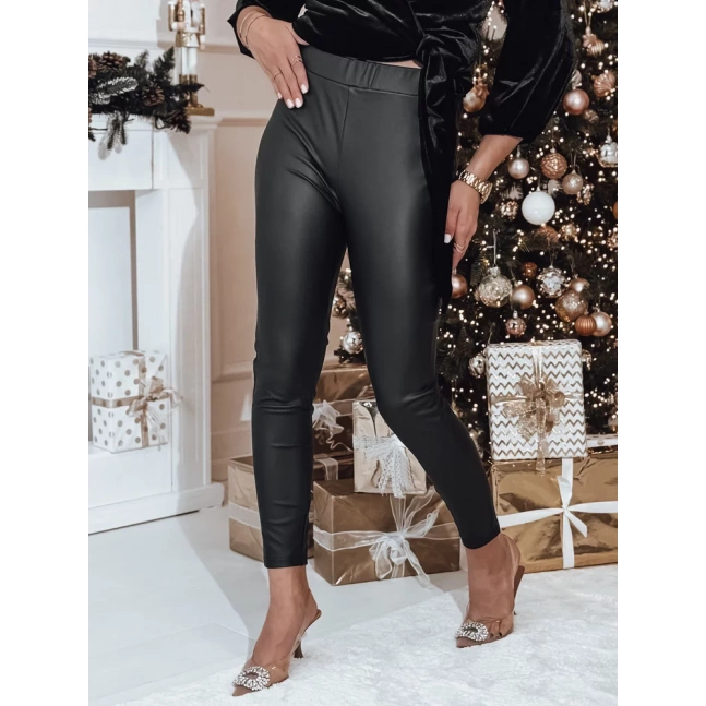 Dámské legíny FLEX voskované černé Dstreet UY2305