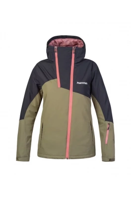 Dámská lyžařská bunda Hannah MAKY COL burnt olive/anthracite