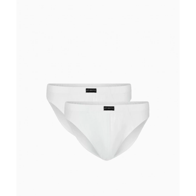 Pánské slipy ATLANTIC Sport 2Pack - bílé