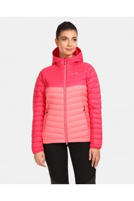 Dámská péřová bunda Kilpi PYRAMIDEN-W Růžová