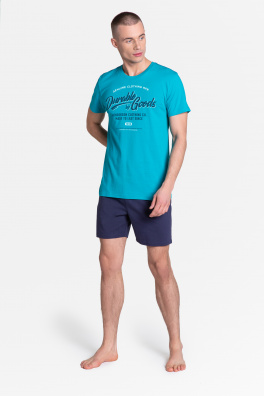 Pyžamo Laze 38868-69X Blue-Navy Blue-Navy