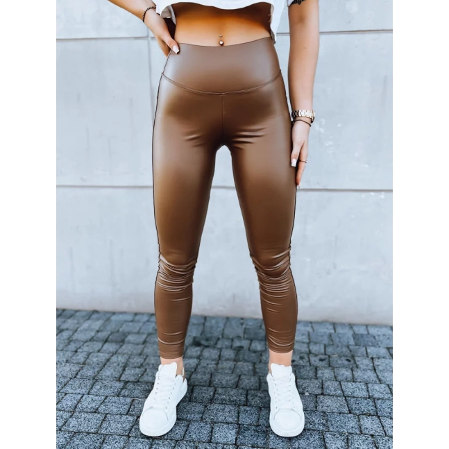 JEWELS velbloudí voskované dámské legíny Dstreet UY1703