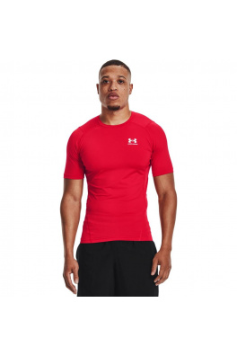 Pánské kompresní triko Under Armour HG Armour Comp SS - červené