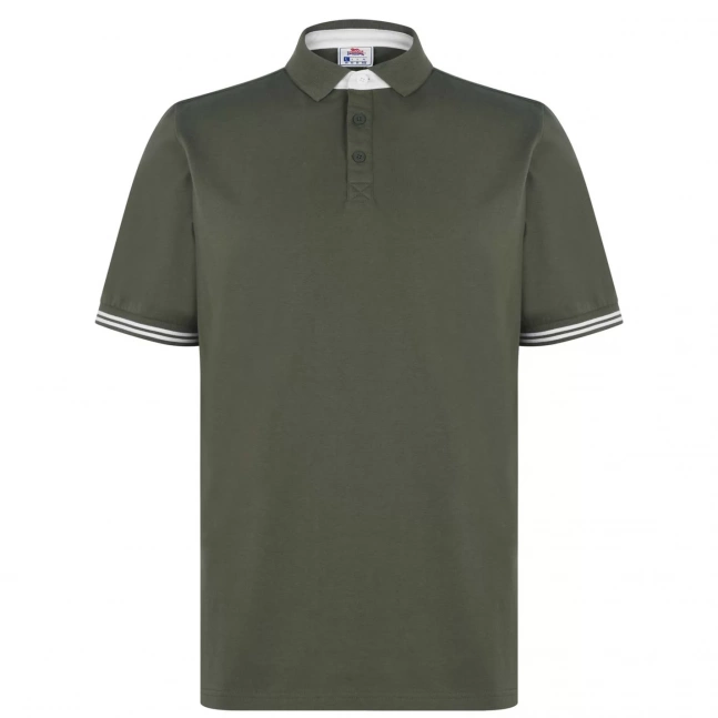 Lonsdale Jersey Polo Shirt Mens