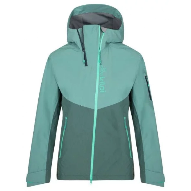 Dámská outdoorová bunda Kilpi METRIX-W tmavě zelená