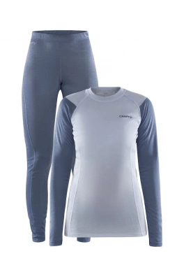 Set CRAFT CORE Warm Baselayer modrá