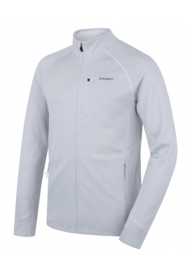 Pánská mikina z merino vlny HUSKY Alou M light grey