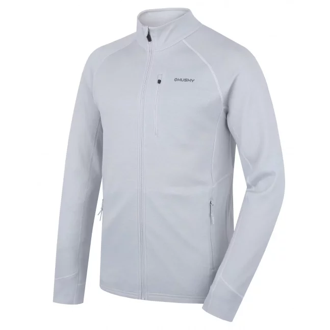 Pánská mikina z merino vlny HUSKY Alou M light grey