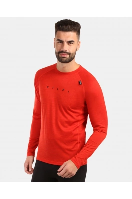 Pánské merino termo triko s dlouhým rukávem Kilpi MAVORA TOP-M