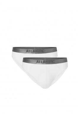Pánské slipy ATLANTIC Mini 2Pack - bílé