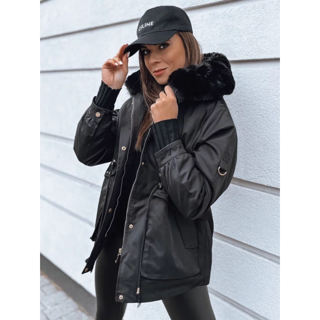 Dámská bunda TURTI černá Dstreet TY3307