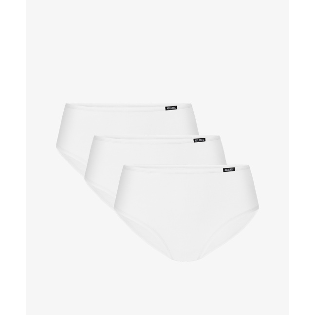 Dámské klasické kalhotky ATLANTIC 3Pack - bílé