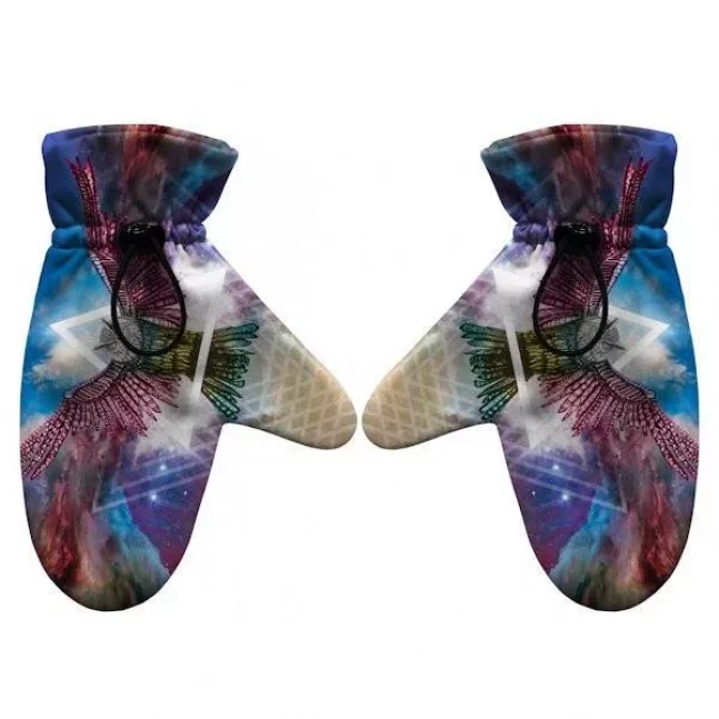 Gloves Owl Sky