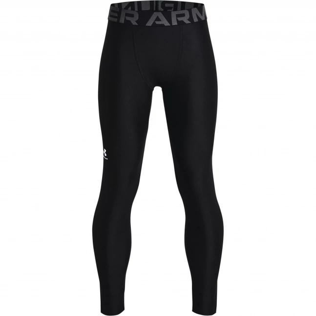 Chlapecké funkční legíny Under Armour HG Armour Leggings - černé Chlapecké funkční legíny Under Armour HG Armour Leggings - černé