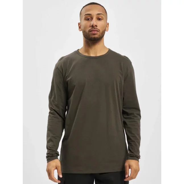 Longsleeve Basic in olive