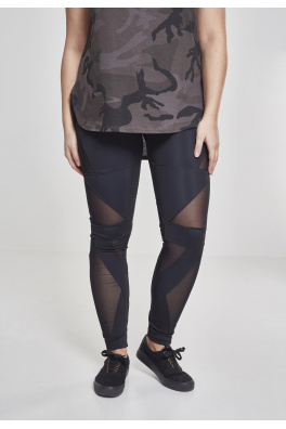 Dámské legíny Triangle Tech Mesh blk/blk